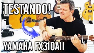 TESTE: Violão do SORTEIO - Yamaha FX310AII  Heitor Castro