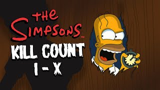 The Simpsons Treehouse of Horror KILL COUNT 1-10 (Ft. TheRealJims)