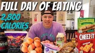 WHAT I EAT TO LOSE WEIGHT | IIFYM Full Day of Eating 2,800 Calories