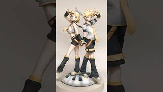 鏡音リン\u0026レンのフィギュアを作ってみた【粘土】How to make a figure of Rin\u0026Len kagamine. #shorts #フィギュア