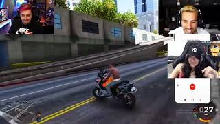 LAURA REAGINDO AO CJ ROUB4ANDO A MOTO DO GABE DEIXANDO ELE P*TO GTA RP CIDADE ALTA