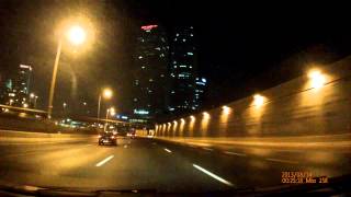 Driving In Israel pt. 1- Ayalon South Highway at night