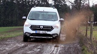 New Dacia Dokker Stepway Driving footage | Road, off road