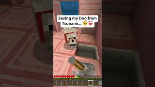 Minecraft: Epic rescue at the End... 🤯💀 #minecraft #viral #dog #emotional #short