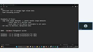 Data Analytics Course Batch25 SQL Training : Session 2