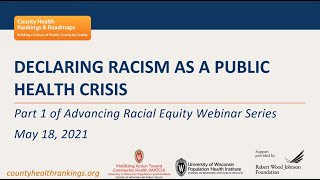 Webinar: Declaring Racism as a Public Health Crisis