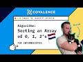 Conquer the JavaScript Interview: Sort a 0,1,2's Array [Intermediate Skill Level]
