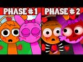 Incredibox Sprunki Sinner Edition Phase 1 VS Phase 2 | Oren x Pinki Kiss Comparison - All Reactions