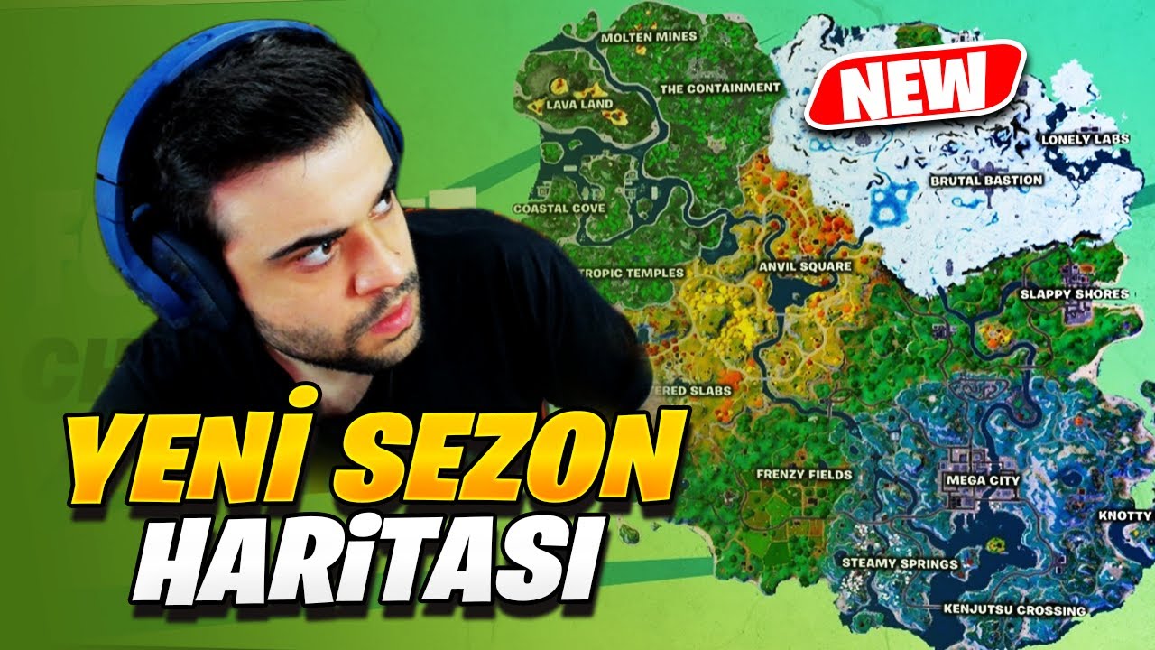 YENİ SEZON HARİTASI ! DEHŞETÜL VAHŞET (Fortnite Battle Royale) - YouTube