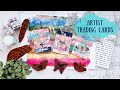 Mixed Media ATC Tutorial - using Gelli printed Paper Scraps and Embossing