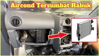 Punca Aircond Tak Sejuk | Cucu Cooling Coil Habuk | Projek Kancil Ep3