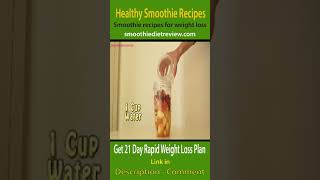 Healthy Smoothie Recipes For Detox Liver And Remove The Fat #shorts