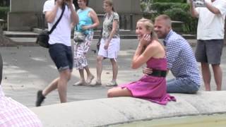 Scarlet and Andrew's Flash Mob Proposal - Washington Square Park, Philadelphia