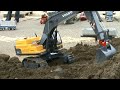 big scale digger 1.8 volvo ec 700 excavating