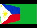 Philippine Flag waving Chroma (Premium HD Video)