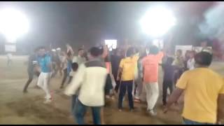 Lodhivali winning moment Haribhavo smruti chashak at Chowk night tournament 1st prize