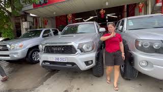 Tacoma07ផ្លាកលេខទាំង3គ្រឿងស្តុកថ្មីទើបនឹងកាត់ចូលថ្មីៗតម្លៃធូរមែនទែន ឡានស្អាតៗទាំងអស់