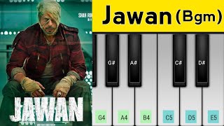 Jawan Bgm | Step By Step | Piano Tutorial