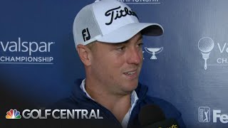 Justin Thomas 'in a great place' going into Valspar Championship Rd. 3 | Golf Central | Golf Channel