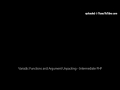 Variadic Functions and Argument Unpacking - Intermediate PHP