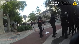 Body cam video shows cops shooting rubber bullets, laughing at protesters