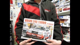 プラモ屋店長がお送りするキットレビュー アオシマBEEMAX 1/24 ボルボ240ターボ マカオギアレース優勝車