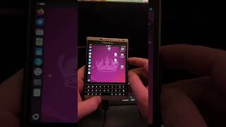 BlackBerry Passport using BB10 for  programming, #linux and cloud computing #blackberry #python #rdp