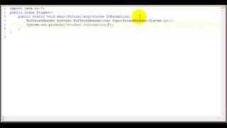 BufferedReader Read Data From Keyboard Java Programming