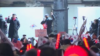 Pro and anti protesters for South Korean President Yoon Suk Yeol gather in Seoul