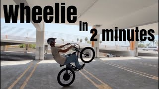 How to wheelie an ebike in 2 minutes (zooz, super 73, mac fox, etc)