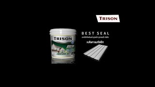 กันซึมหลังคาเมทัลชีท ใช้น้ำยากันซึมหลังคา Trison Best Seal