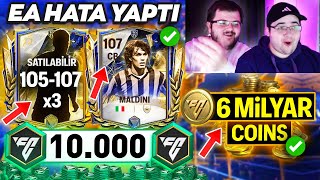 10.000 FC POINTS 3 TANE 105-107 TOTY İKON SEÇİMİ AÇTIM ANINDA 6 MİLYAR COINS PAKET AÇILIMI FC Mobile