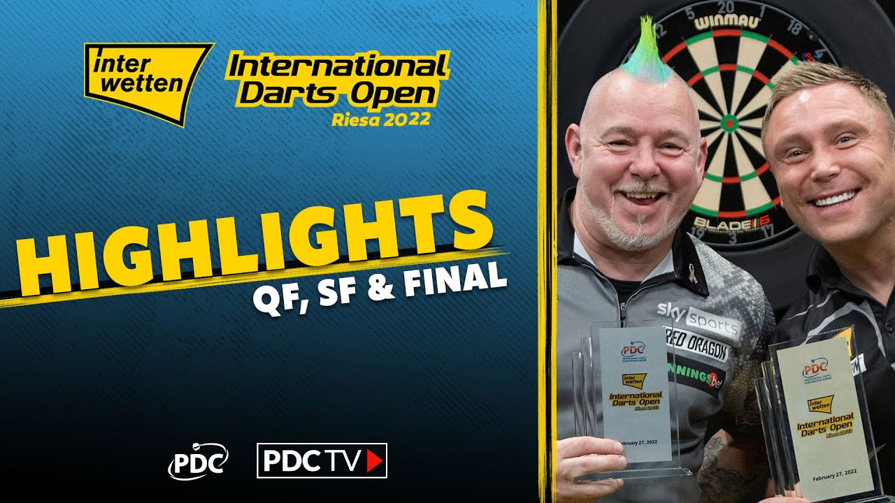 A NEW WORLD NUMBER ONE? QF, SF & Final Highlights | 2022 International Darts Open