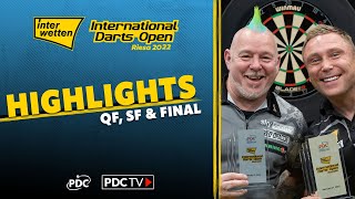 A NEW WORLD NUMBER ONE? QF, SF & Final Highlights | 2022 International Darts Open