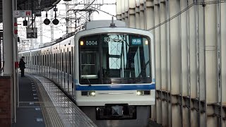 泉北高速鉄道5000系（日立GTO-VVVF）・7000系、7020系、12000系（日立IGBT-VVVF）3000系・南海電鉄6000系・6300系到着・発車シーン　光明池、新今宮、天下茶屋にて