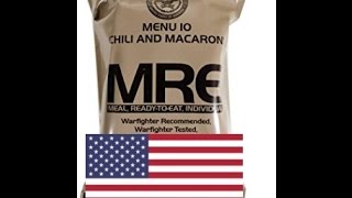 💖【元自衛官による】☆USA MRE アメリカの戦闘糧食を喫食します。