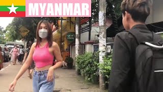 🇲🇲 Myanmar Peoples’ Daily Life in A Nice Urban Township Yangon