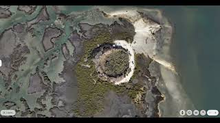 Vilano Boat Ramp Mystery Circle - Vilano Beach / St Augustine Florida