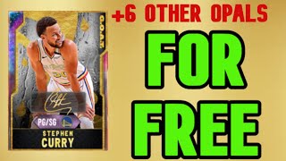 How To Get A FREE GOAT Galaxy Opal Stephen Curry in NBA 2K20 MyTeam