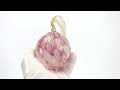 my italian decor hand blown murano glass millefiori ball ornament pink