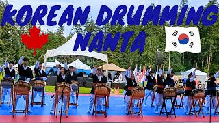 Hurricane Nanta Korean Drumming at Korean Culture Heritage Festival Vancouver