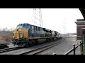 csx u0026 ns trains on u0026 after mlk day railfanning piscataway to hillsborough nj jan 15 u0026 16 2018