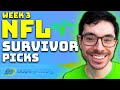 NFL Survivor Pool Picks Week 3 | NFL Pick Em Predictions