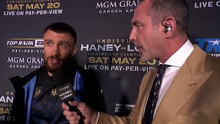 HE'S MINE, NOW HE'S MINE | Loma Reacts to Haney Shove at Weigh In