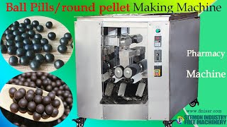 Pills making machine for 3-10mm round herbal medicine ball pellet