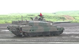 JGSDF - Fuji Combined Firepower Exercise 2014 : Armoured Vehicles Live Firing [1080p]