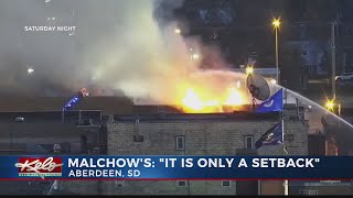 Malchow family calls fire ‘only a setback’