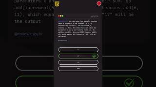 JavaScript Quiz For Beginners 🧠 | Question 20 #coding #javascript #tutorial #quiz #beginner