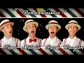 bon anniversaire french birthday song barbershop quartet