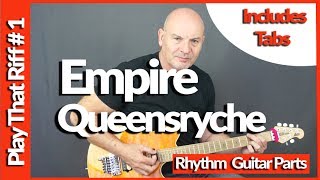 Empire By Queensryche - Guitar Lesson Tutorial